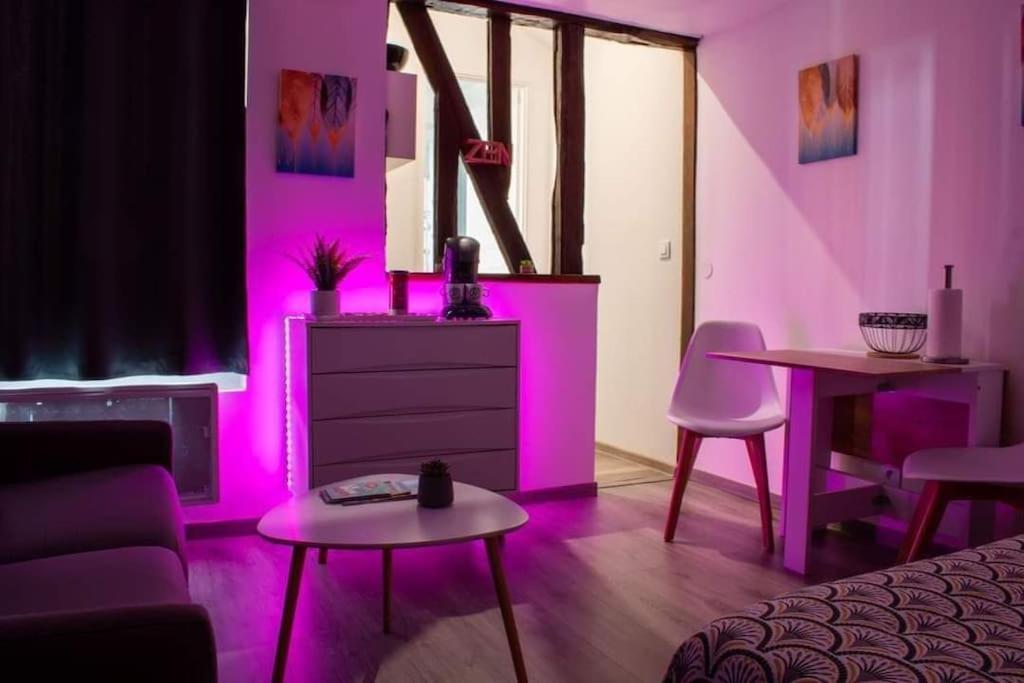 Studio Charmant Confortable Tv Centre Ville Louviers Kültér fotó